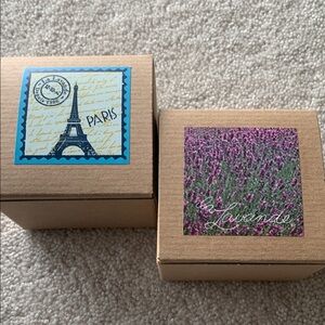 French soaps in gifts box. set 2